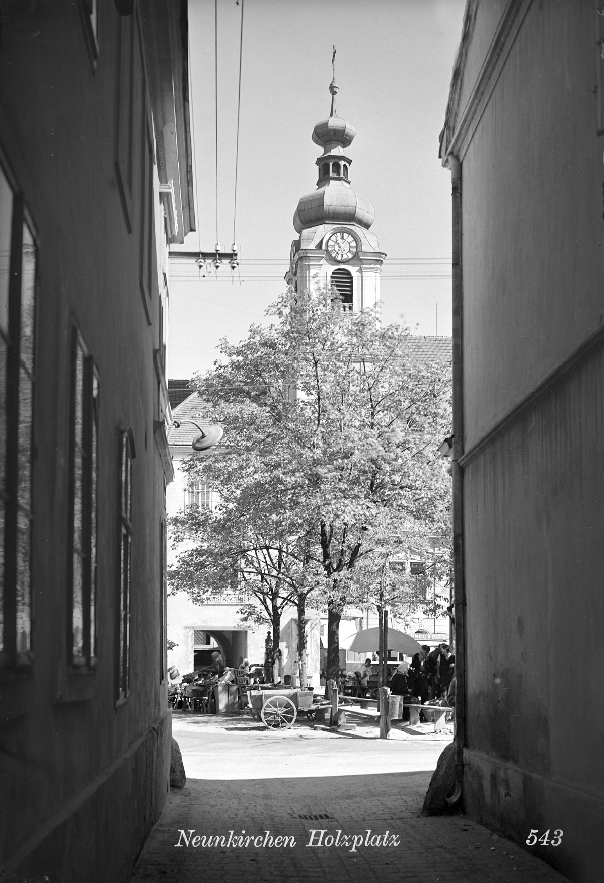 Holzplatz Neunkirchen, ca. 1929