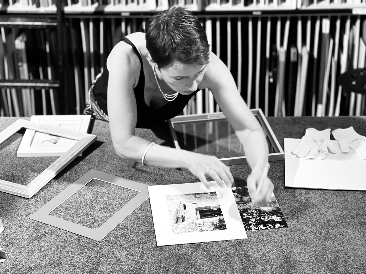 Rahmung im Rahmungsstudio Foto Wieland